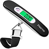 FREETOO Digital Balanza Báscula de Equipaje - LCD Portátil Escala de Equipaje 110 lb-50 kg Capacidad Batería Incluida…